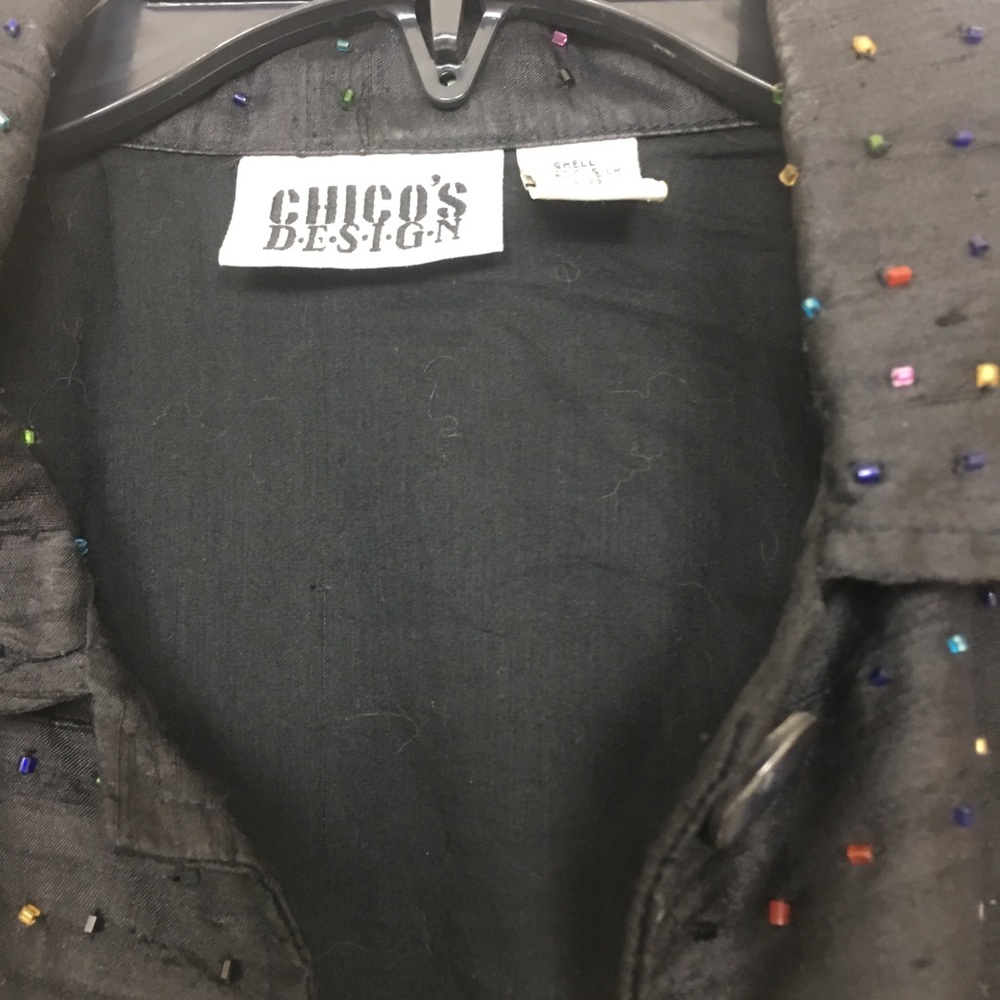 Chico’s Design Silk blazer - Picture 3 of 6